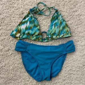 Victoria's Secret Blue and Green Bikini